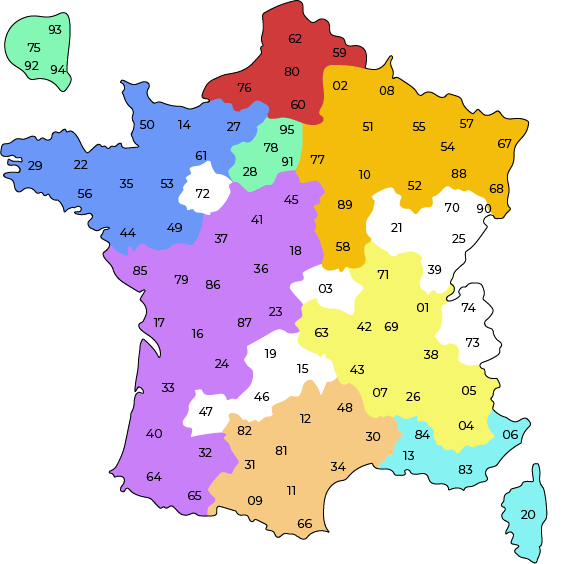 Moulins Soufflet : carte des commerciaux